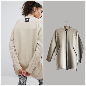 Adidas Z.N.E Premium Longline Bomber Jacket